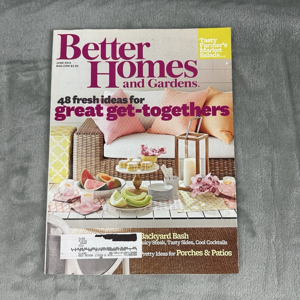 Better Homes and Gardens Magazine June 2013 Summer